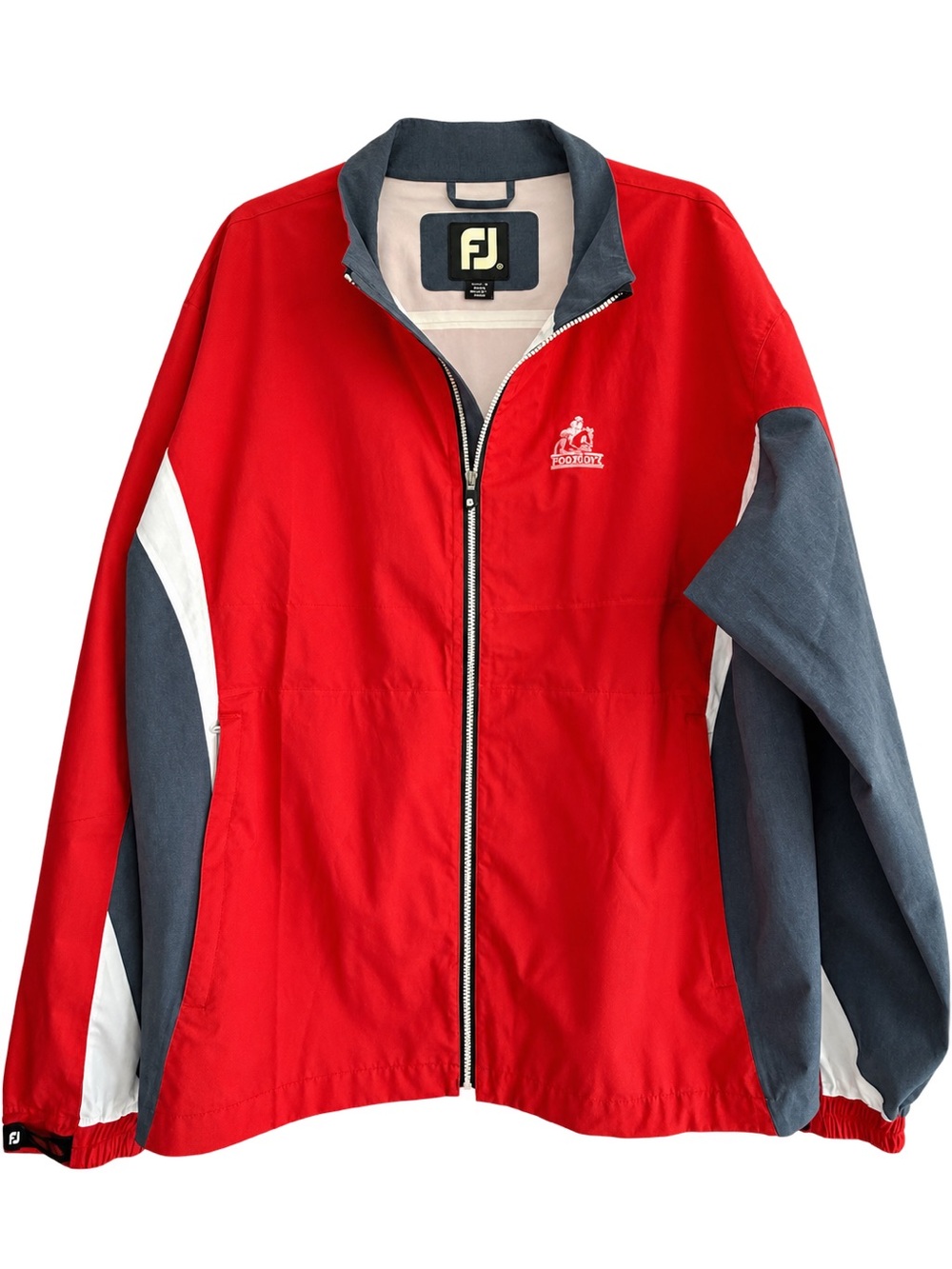 FootJoy DryJoys HydroLite Golf Rain Jacket Men’s XL Red Gray NWOT